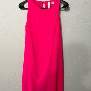 Tacera Pink Halter Sheath Mini Dress